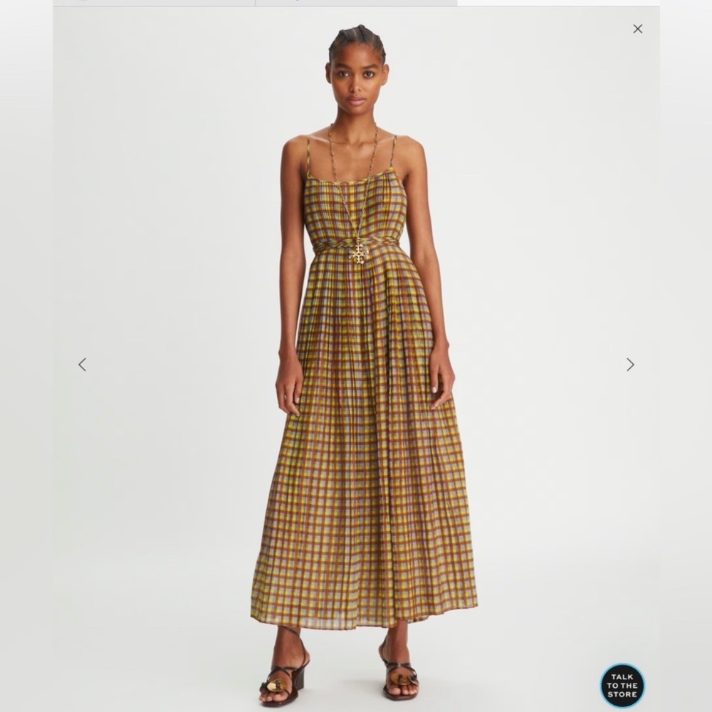 tory burch plaid dress